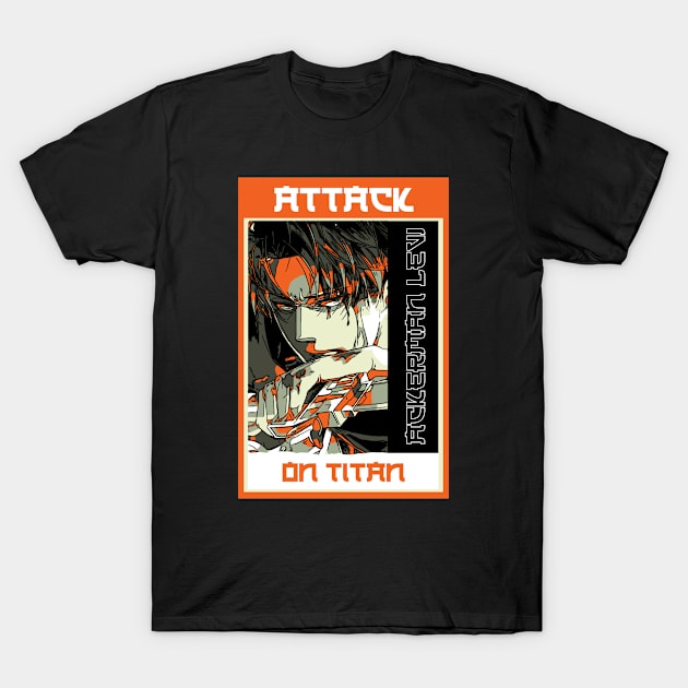 levi ackerman T-Shirt by FIFTY CLOTH